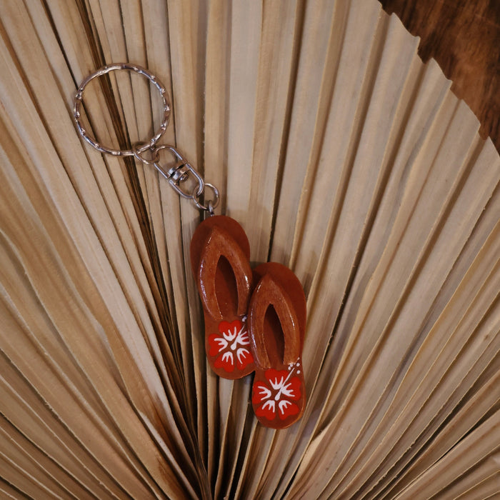 Pair Slipper Keychain