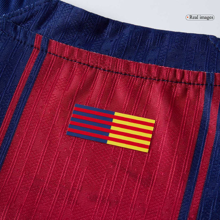 PEDRI #8 Barcelona Home Authentic Soccer Jersey 2025/26 - UCL