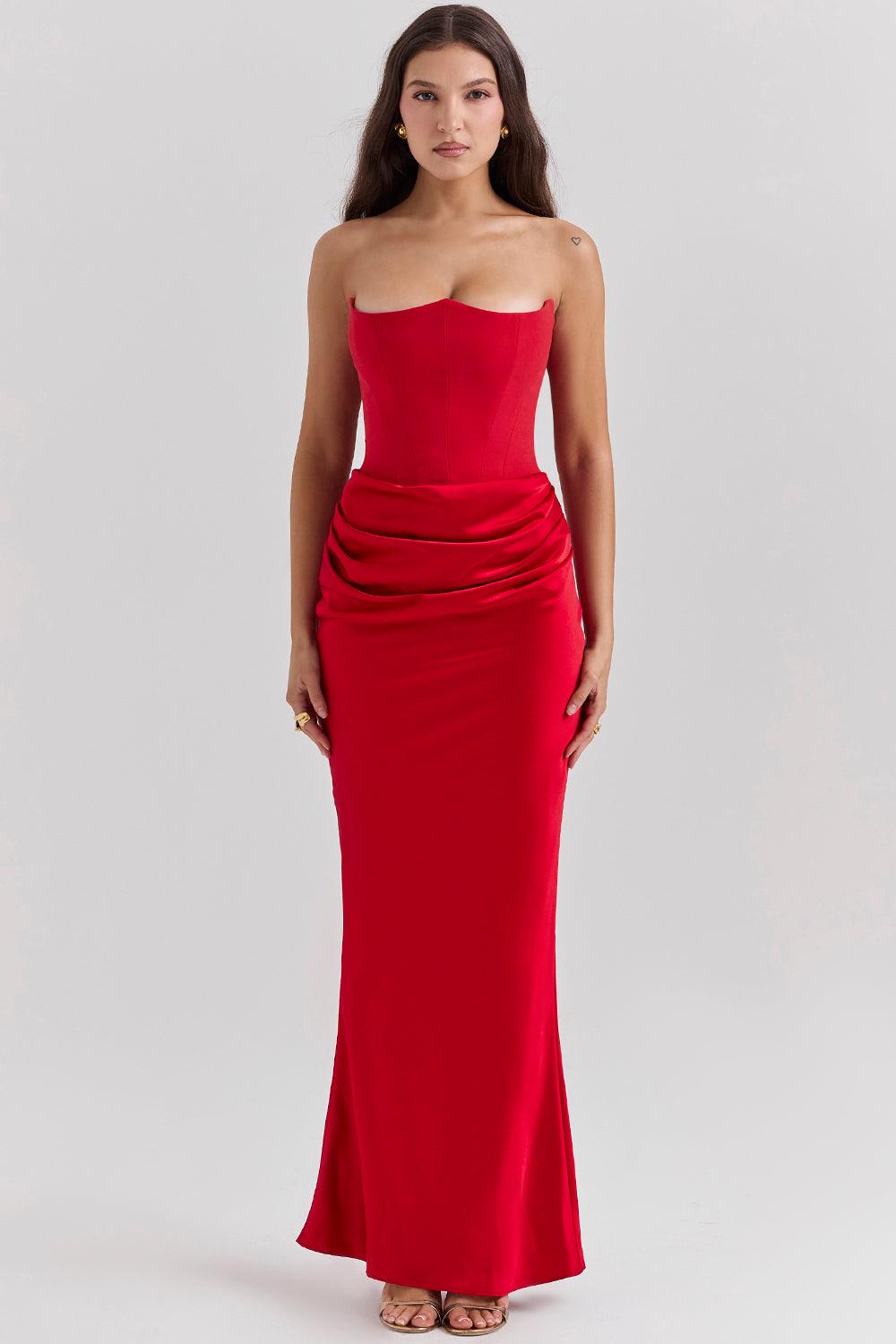 Livette - Corset Midi Dress