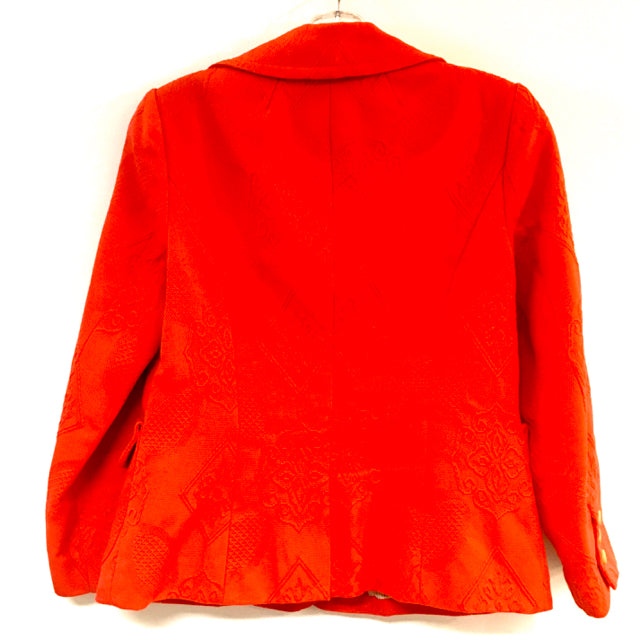 Plenty By Tracy Reese - Anthropologie Size S- M Red Embossed Jacket