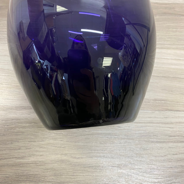 Plum Hand Blown Glass Vase