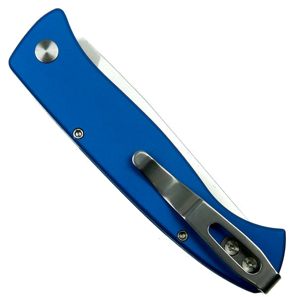 Protech Newport Automatic Knife Blue G-10 (3" Black) 3442 BLUE - GearBarrel.com