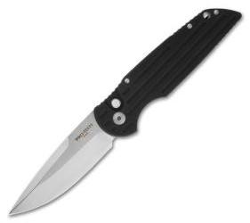 Protech Tactical Response TR-3 LTD Grooved Handle MOP Button (3.5" Satin) - GearBarrel.com