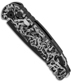 Protech TR-5 Tactical Response Automatic Knife Winter Camo (3.25" Black) T503 Winter - GearBarrel.com