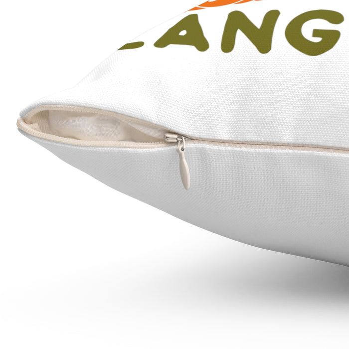 Pumpkin Spice Love Language Square Pillow