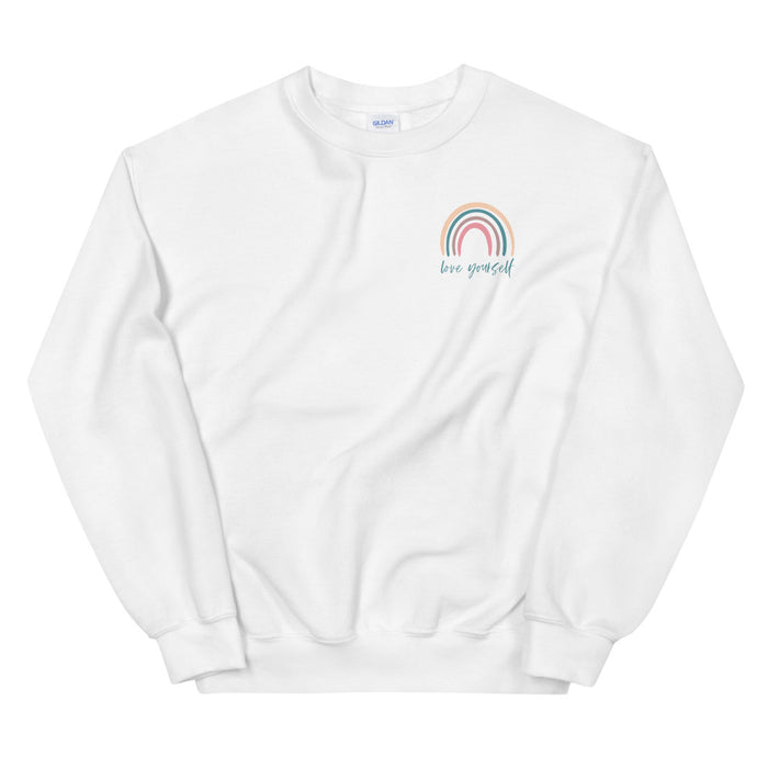 Rainbow Love Yourself Crew Sweatshirt