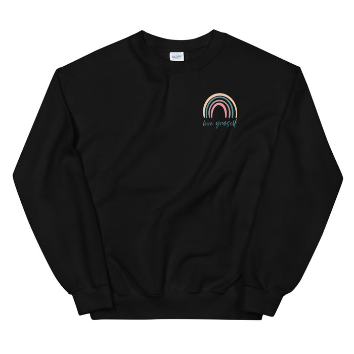 Rainbow Love Yourself Crew Sweatshirt