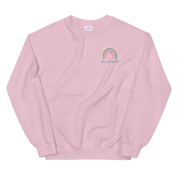 Rainbow Love Yourself Crew Sweatshirt