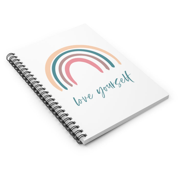Rainbow Love Yourself Spiral Notebook