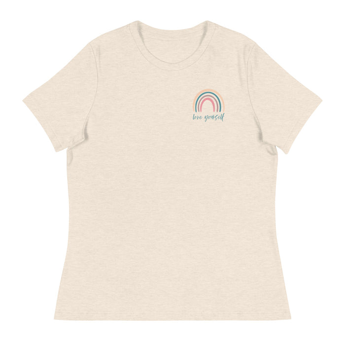 Rainbow Love Yourself Women's Relaxed T-Shirt