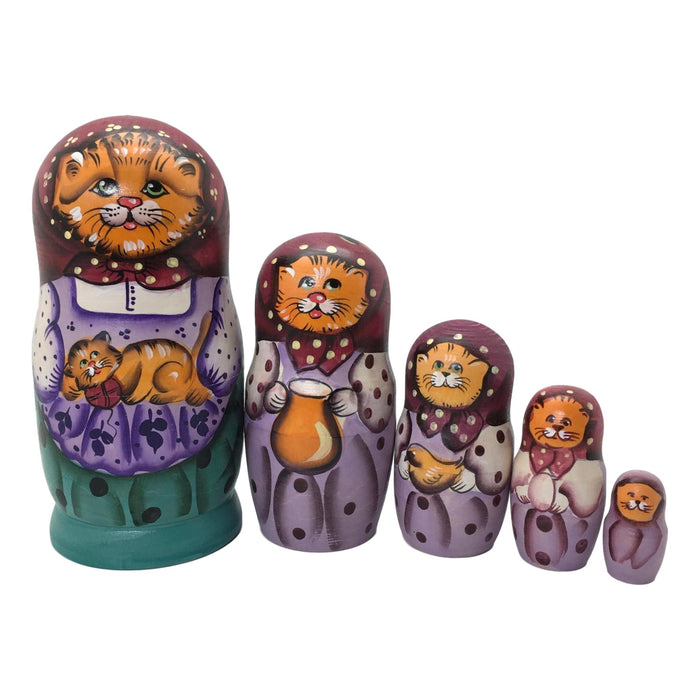 Cats Russian nesting dolls