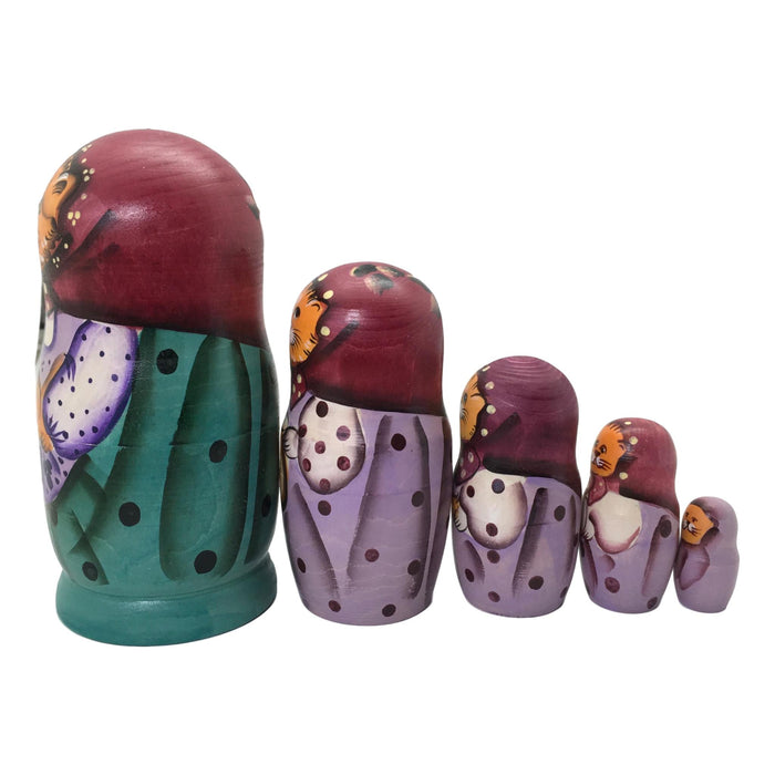 Animal Russian stacking dolls
