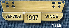 Reeves Serving Since Bar - red-diamond-uniform-police-supply