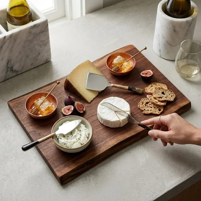 Reid Horn Cheese Knife Set of 3