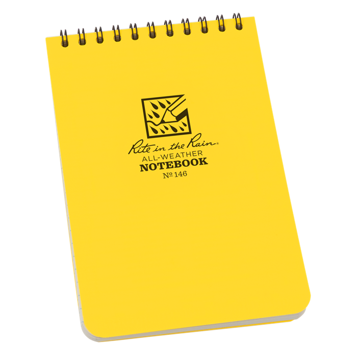 Rite In The Rain 4"x6" POCKET SPIRAL NOTEBOOK - red-diamond-uniform-police-supply