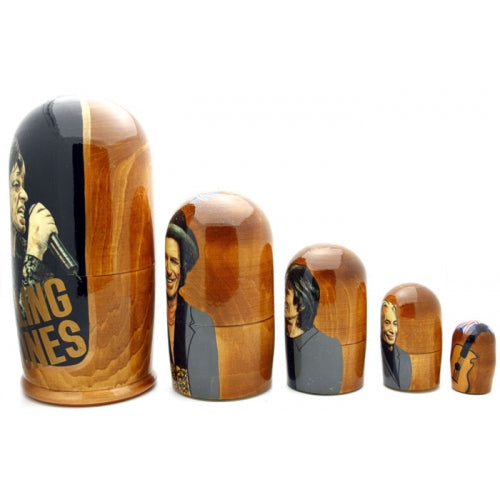 Rolling Stones Nesting Doll 7" Tall