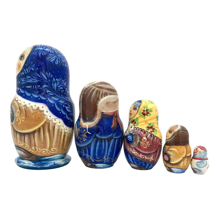 Bedtime Stories for Cats Russian Matryoshka set of 5 BuyRussianGifts Store