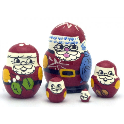 Santa Miniature Nesting Doll