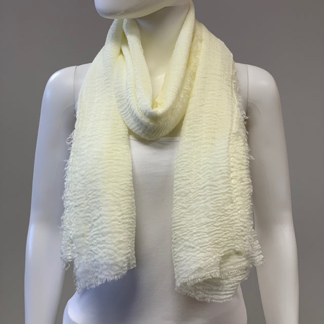 Scarf Cotton-Gauze Wrinkle