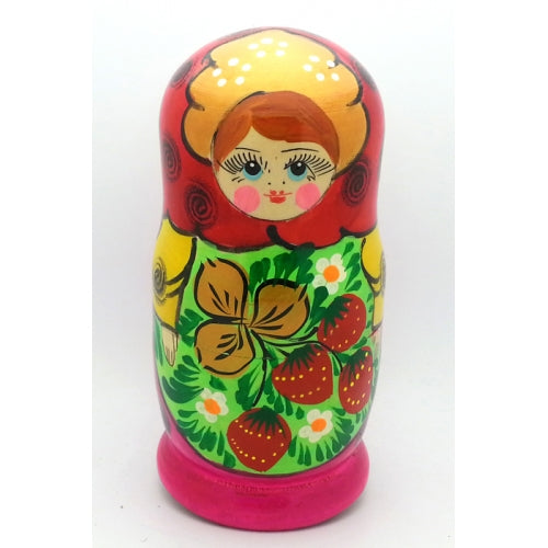 Semenovo Red Matryoshka Doll Set
