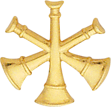 Smith & Warren Fire Bugles Pin Back (Pair)