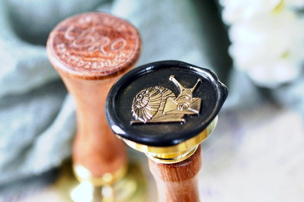 Snail Mail Wax Seal Stamp - Backtozero B20 - envelope, mail, Signature, signaturehandle, snail