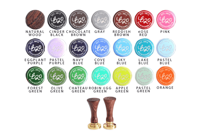 Lily of the Valley Double Layer Wax Seal Stamp - Backtozero B20 - 2 layer, 2 layers, 2 level, 2layer, 2layers, 2level, 2levels, Botanical, double layer, floral, Flower, flowers, lily, lily of the valley, Nature, newarrivals, Signature, signaturehandle