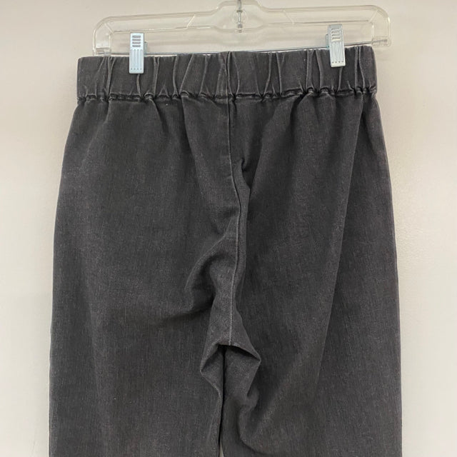 Soft Surroundings Size S-4 Women's Black Beaded Pull On Jeans