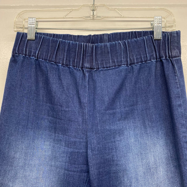 Soft Surroundings Size S-4 Women's Blue Beaded Pull On Jeans