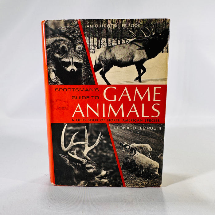 Sportsman's Guide to Game Animals by Leonard Lee Rue III | 1971 Outdoor Life Book | Vintage Field Guide | Wildlife Photography | Hardcover DJ
