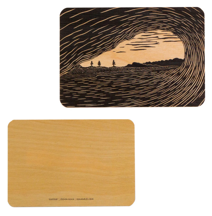 Steven Kean Wood Postcard - Slotted