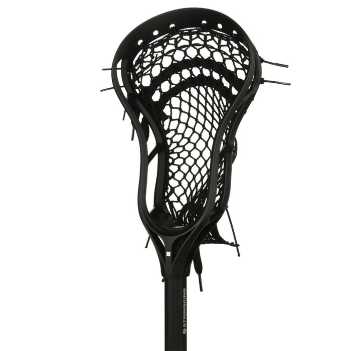 StringKing Complete 2 Intermediate Lacrosse Stick - Black