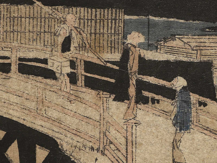 Sumidagawa no tsuki from the series Edo meisho by Utagawa Hiroshige / BJ352-163