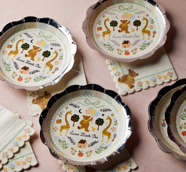Sweet Little One Small Paper Plates 10 Pack