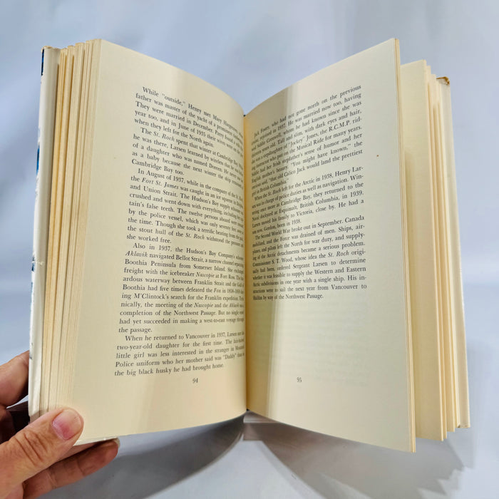 The Mounties Patrol the Sea (1969) — Tom E. Clarke | Dust Jacket, Nonfiction Arctic Exploration, Maritime History