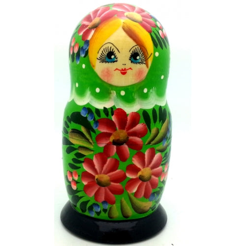 Traditional Green Nesting Doll