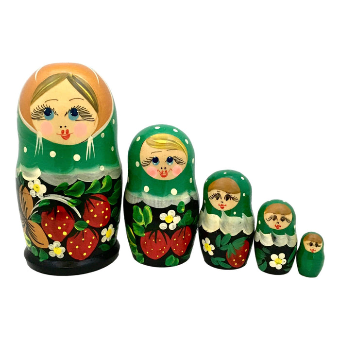 Stacking dolls green