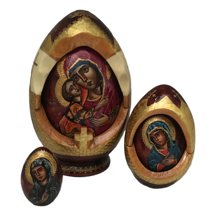 Russian icons nesting dolls