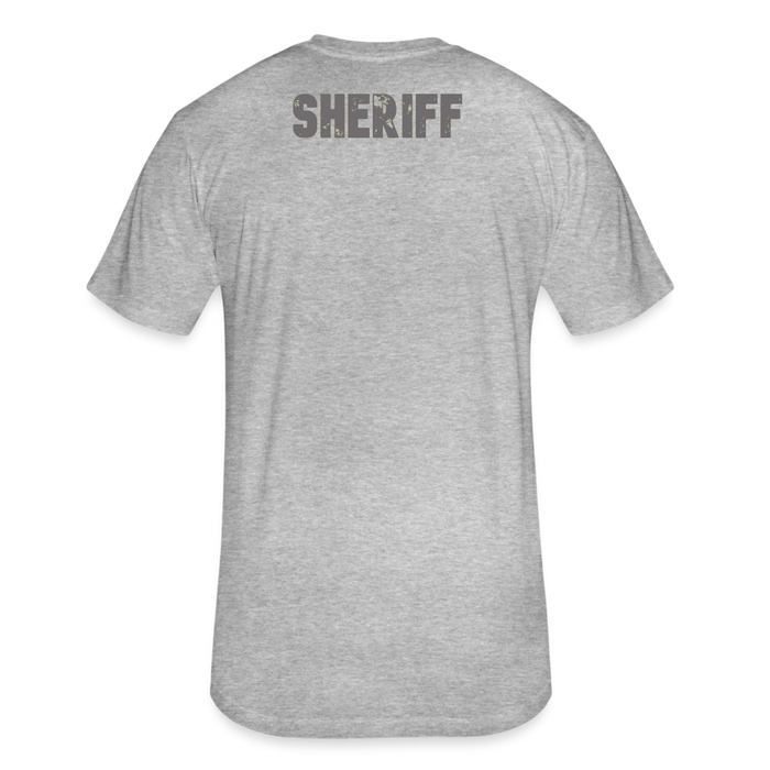 Unisex Poly/Cotton T-Shirt by Next Level - Sheriff - heather gray