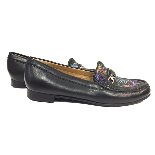 Van Dal Size 6 Leather Floral Slip On Shoes
