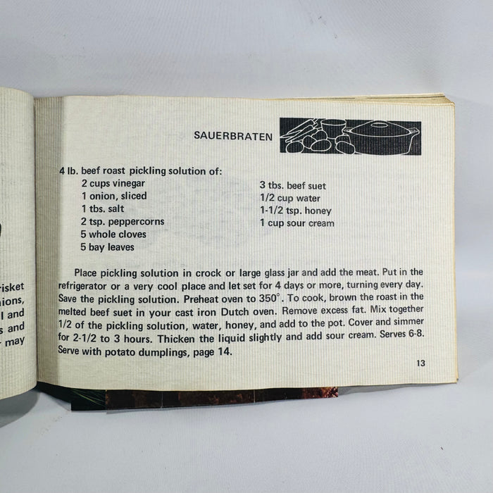 Vintage Cast Iron Cooking Cookbook — Cast Iron Cookbook (1969) — Hester Harris | Illustrated, Cast Iron Cooking