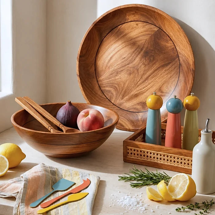 Vosso Acacia Serving Set