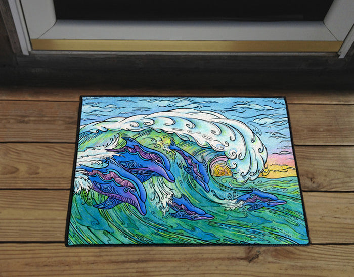 Wave Riding Door Mat