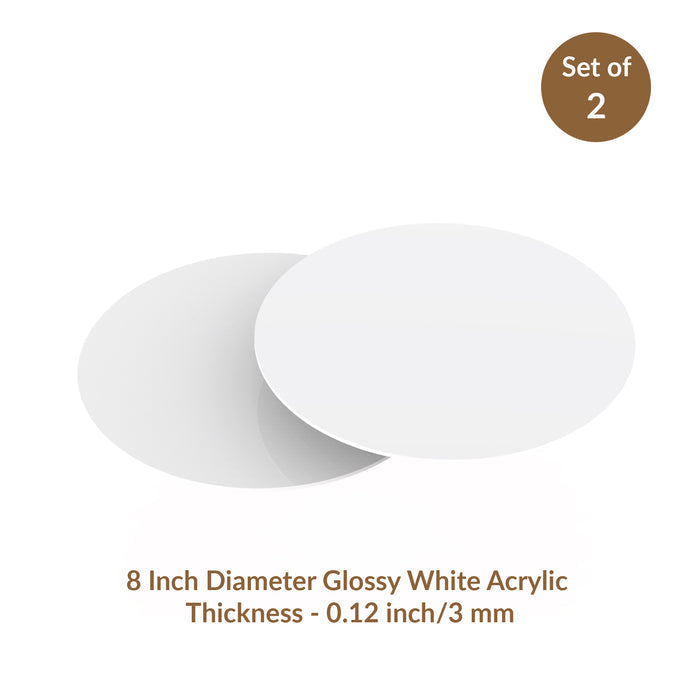 Acrylic Round Discs, great icing tool to achieve sharp edges of your buttercream icing when frosting your cake.   The perfect tool for cake decorating your own frosting cakes.