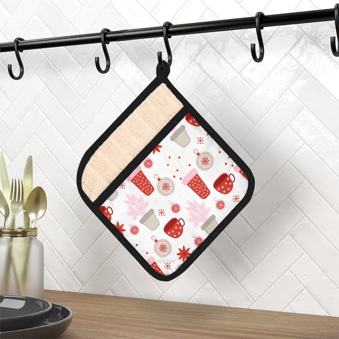 Winter Drinks Pot Holder