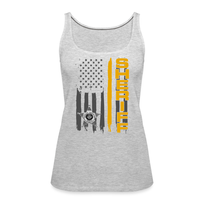 Women’s Premium Tank  -  Ohio Sheriff Vertical - heather gray