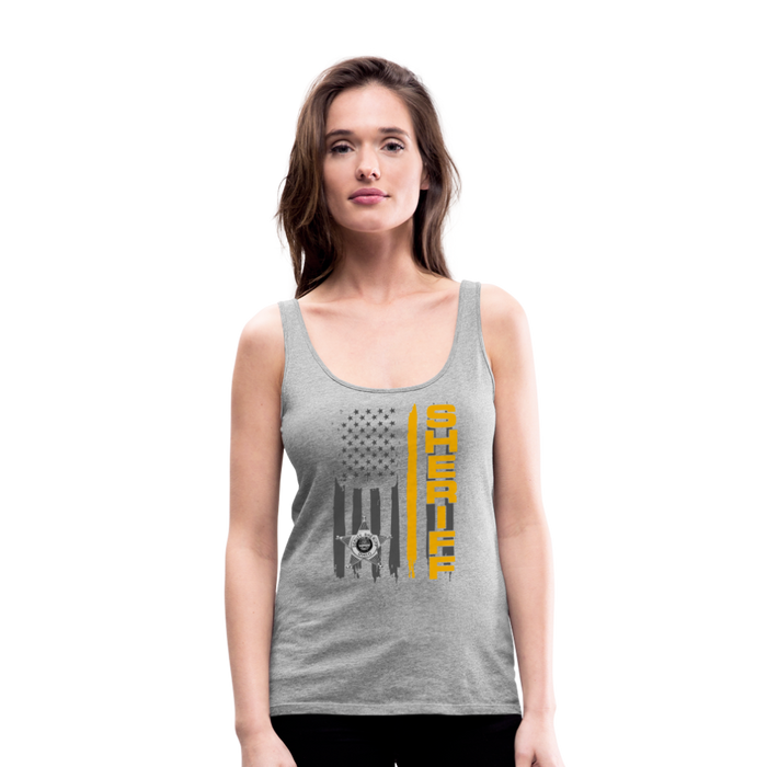 Women’s Premium Tank  -  Ohio Sheriff Vertical - heather gray