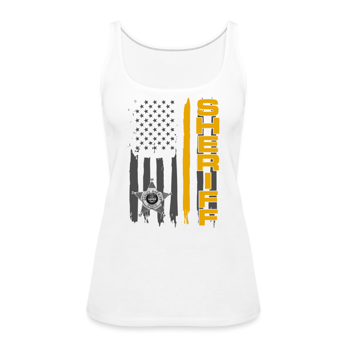 Women’s Premium Tank  -  Ohio Sheriff Vertical - white