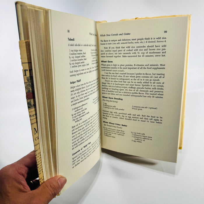 Wonderful World of Natural-Food Cookery Eleanor Levitt 1971 Second Large Printing Signed Hardcover
