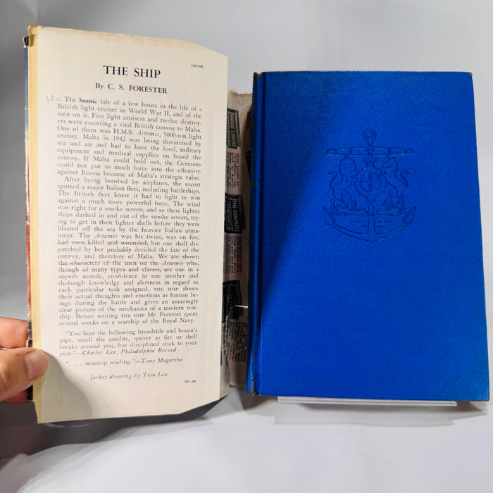 WWII Naval Fiction — The Ship (1944) — C. S. Forester | Sun Dial Press reprint, hardcover with jacket